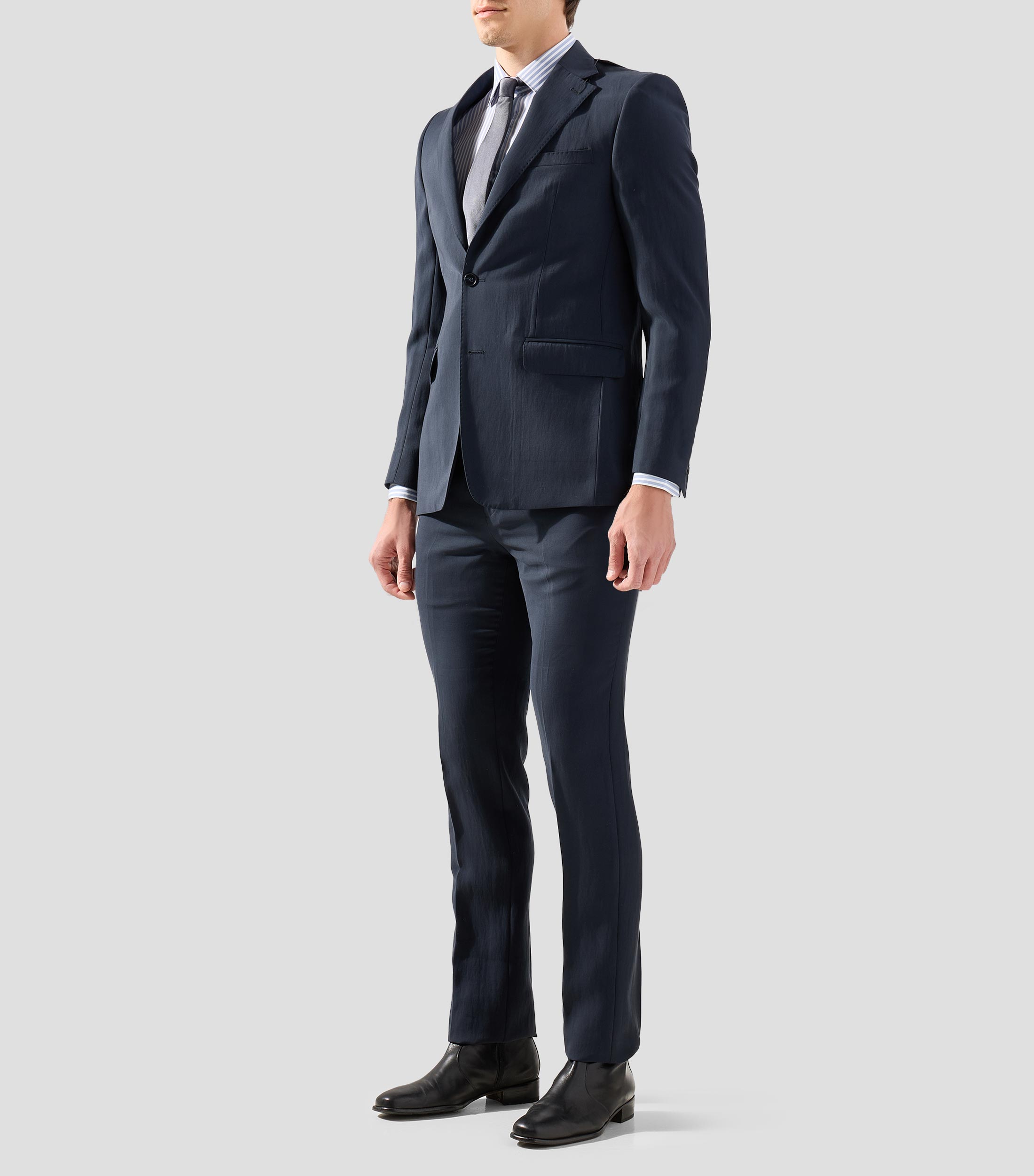 Traje corte slim liso Hombre